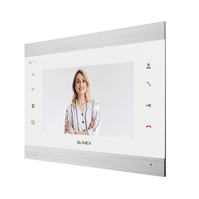 картинка Slinex SL-07N Cloud цвет серебро + белый. 7" Домофон с переадресацией вызова на смартфон от компании Intant